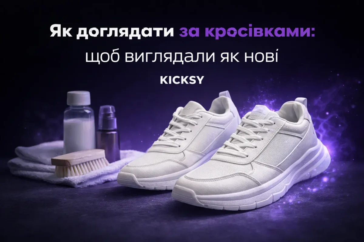 Догляд за кросівками: чистка, сушка та засоби для догляду за взуттям